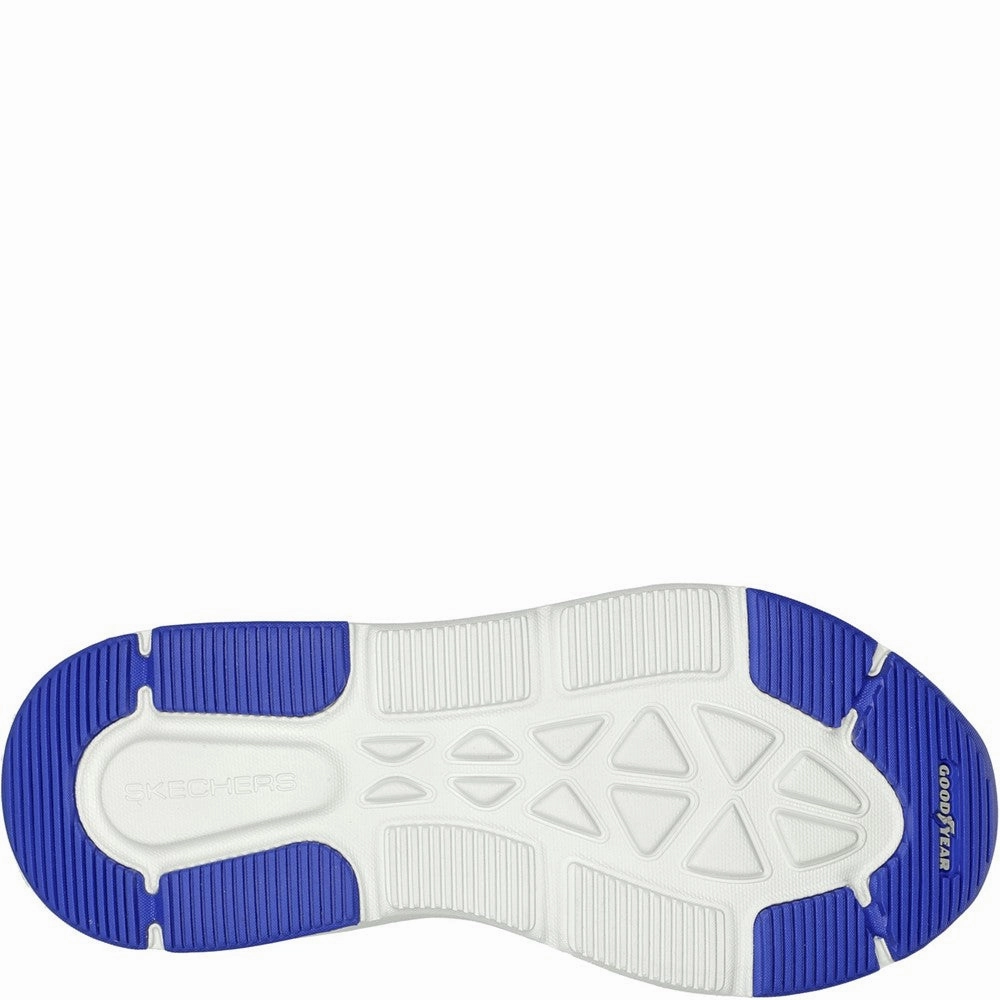 Step Stability Neutral Color Skechers Max Cushioning Delta Trainers