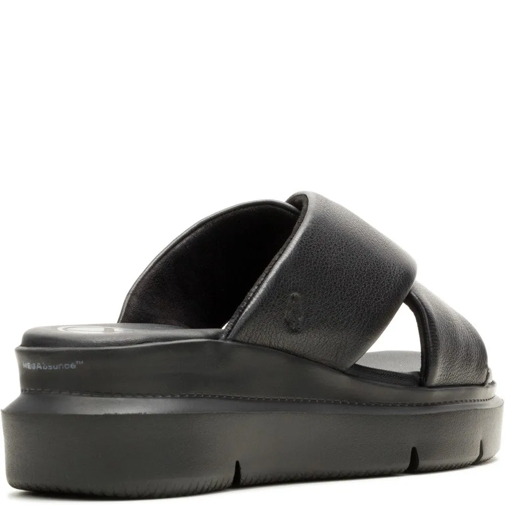 Soft Leather portable Hush Puppies Uplift Crossover Slide