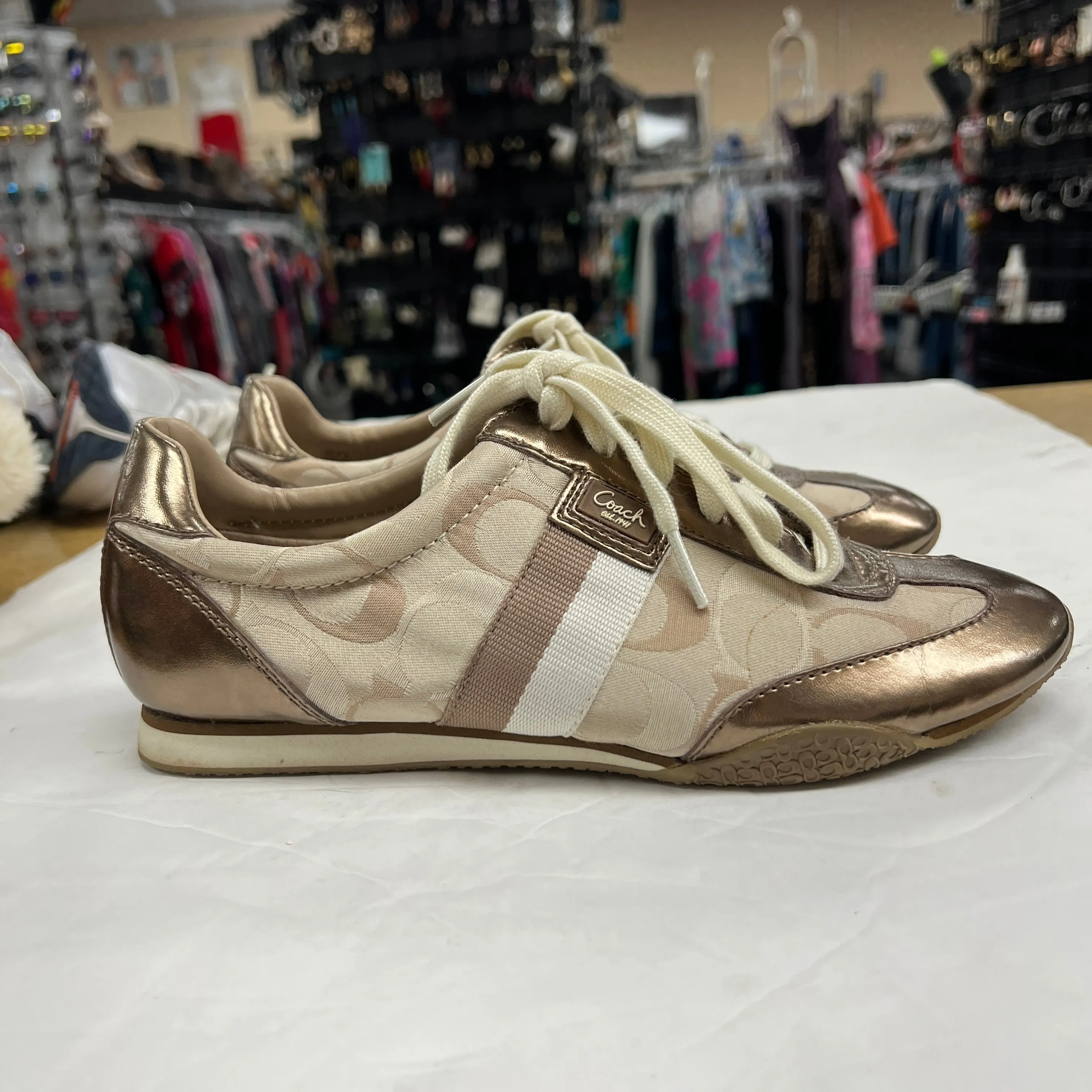 Shoes Designer By Coach In Brown, Size:7 Asics Gel-nimbus 23 Running Shoes