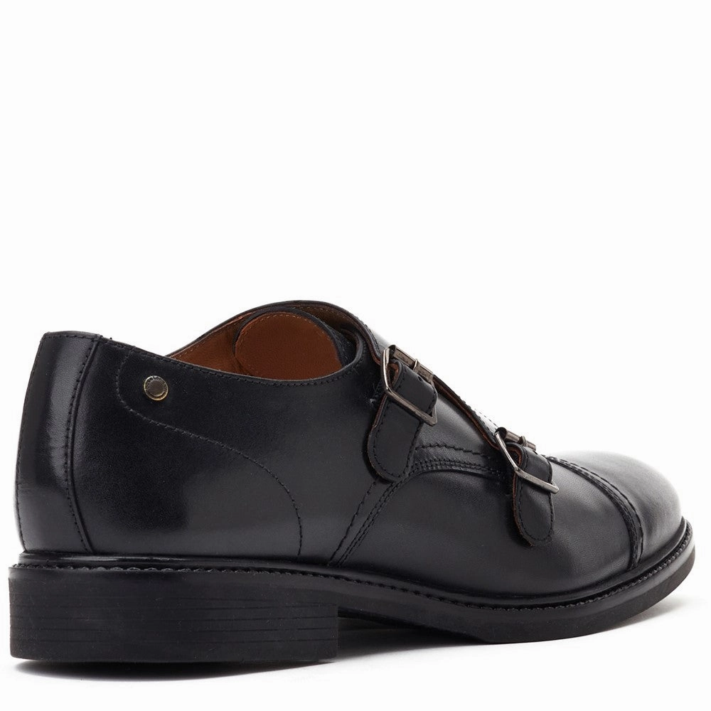 Base London Diablo Monk Shoe Formal Wear Smooth Grain