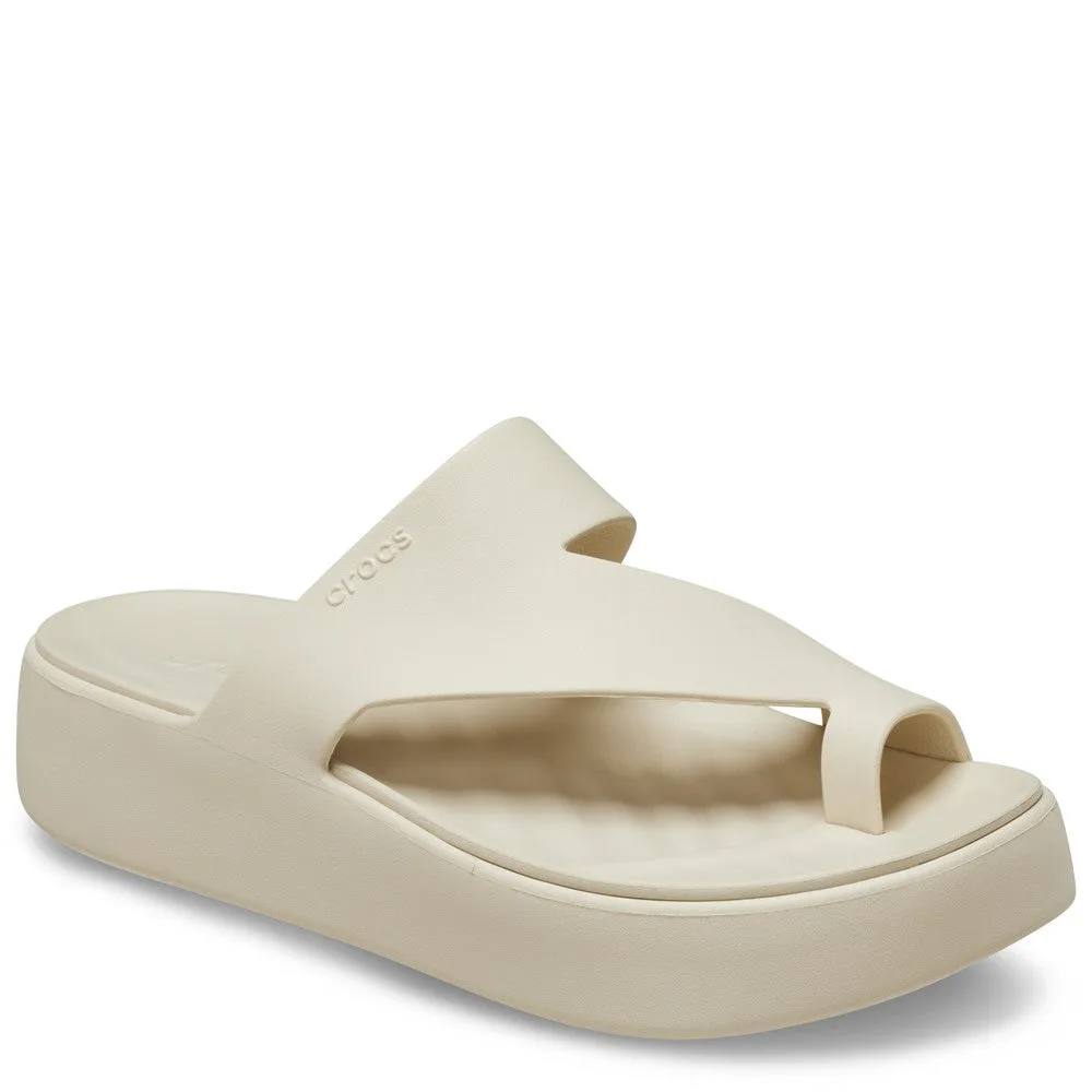 Crocs Getaway Platform Toe Loop Padded Casual Sandals
