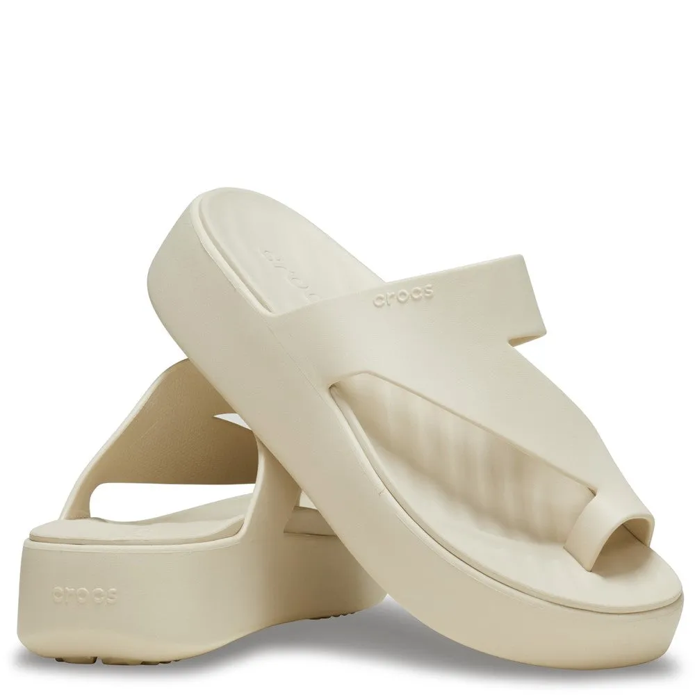 Crocs Getaway Platform Toe Loop Stretchable High Quality