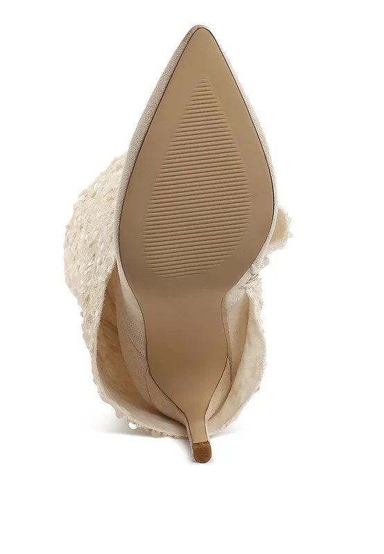 Sin City Sequinned Fold-Over Calf Boots Shoes Shoes Adidas