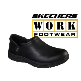 SKECHERS Men's Work Ostego-Eckingtono Slip Resistant 200012 Best Eh Rated Work Boots