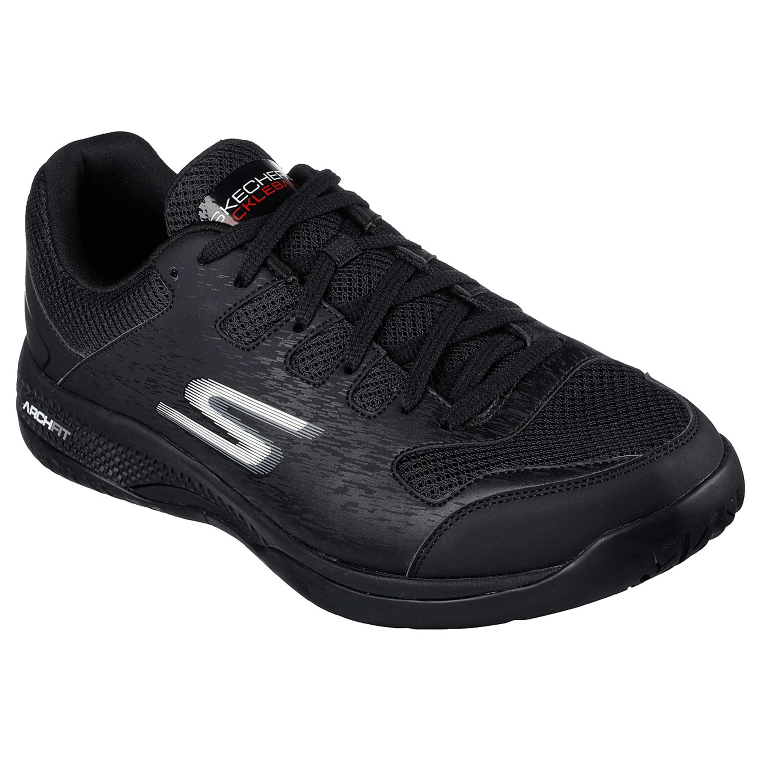 Texas Tech Adidas Shoes Skechers Viper Court- Pickleball Shoes (Black/ Gold)