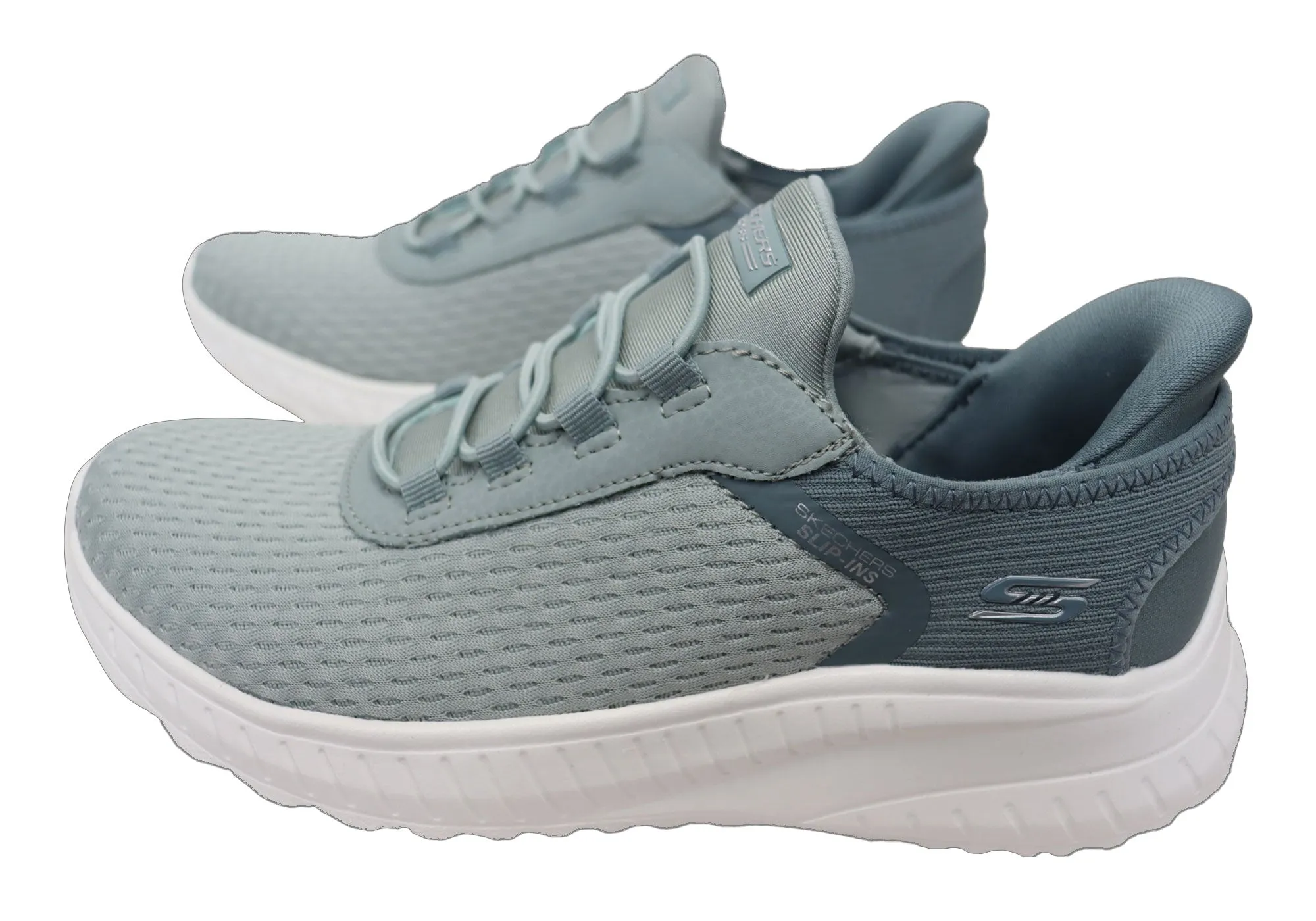 Skechers Womens Slip Ins Bobs Sport Chaos Comfortable Shoes Adidas Everyset Shoes Review