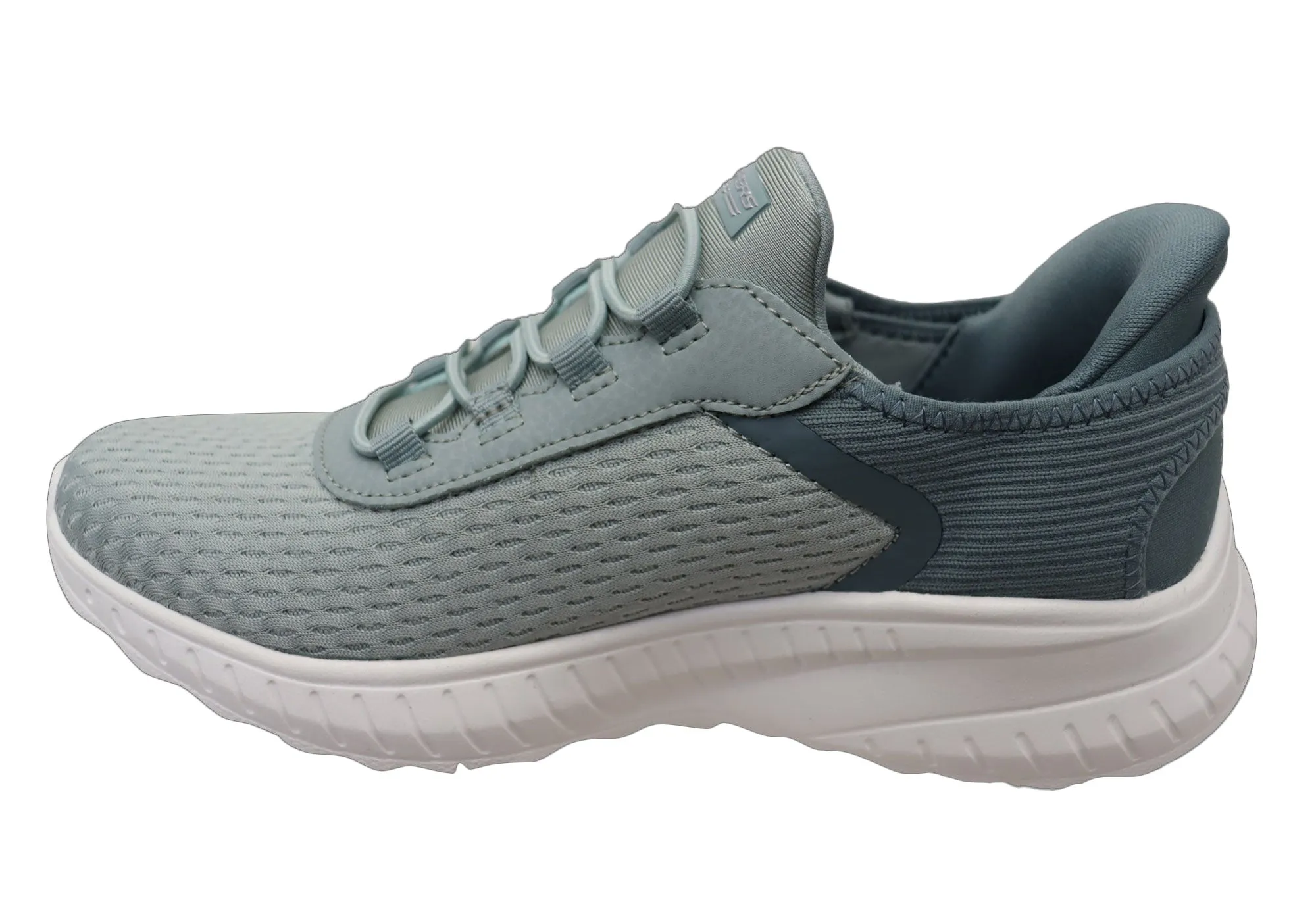 Skechers Womens Slip Ins Bobs Sport Chaos Comfortable Shoes Customize Adidas Shoes Online