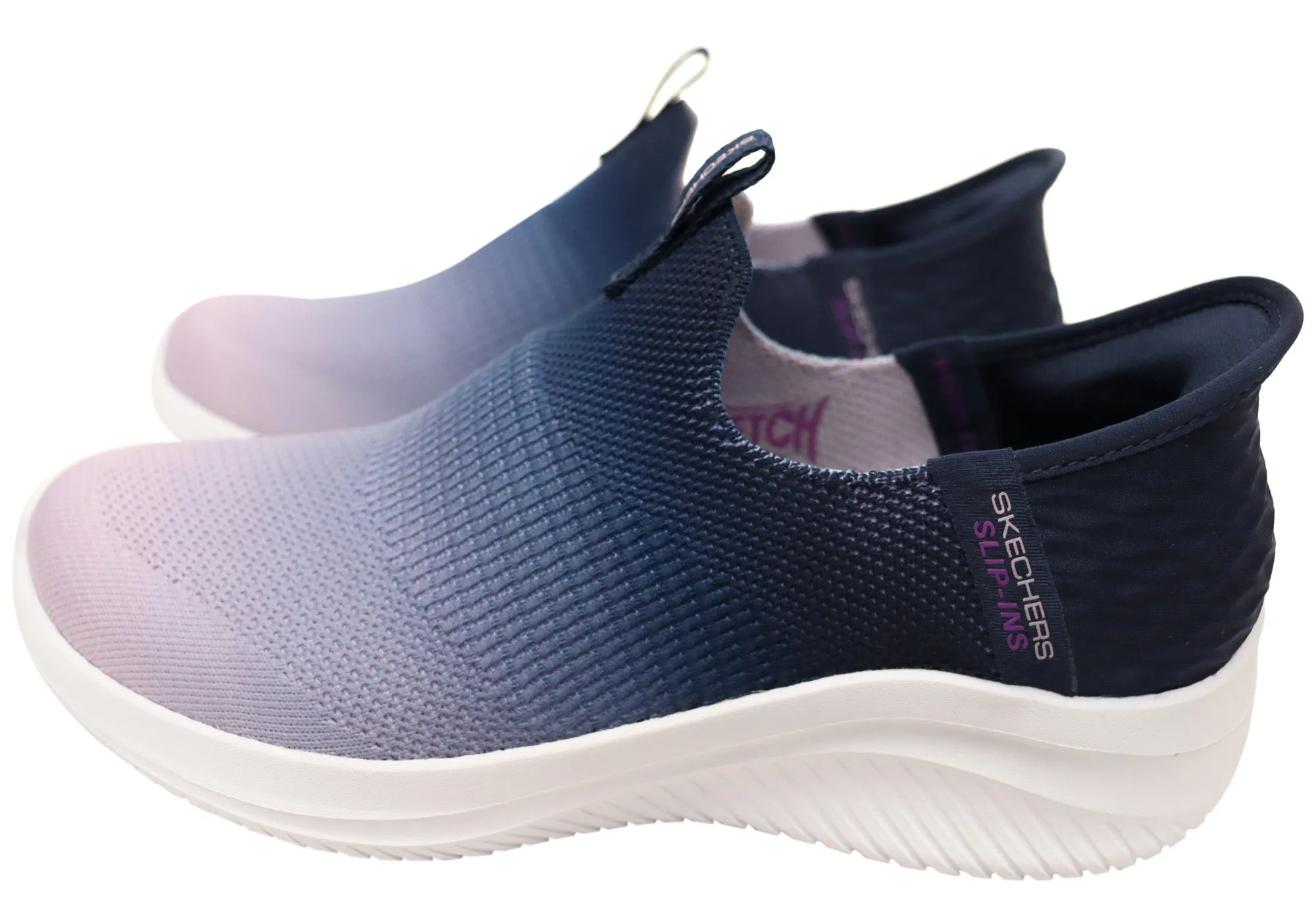 Skechers Womens Slip Ins Ultra Flex 3.0 Beauty Blend Comfortable Shoes Adidas Easy On Shoes