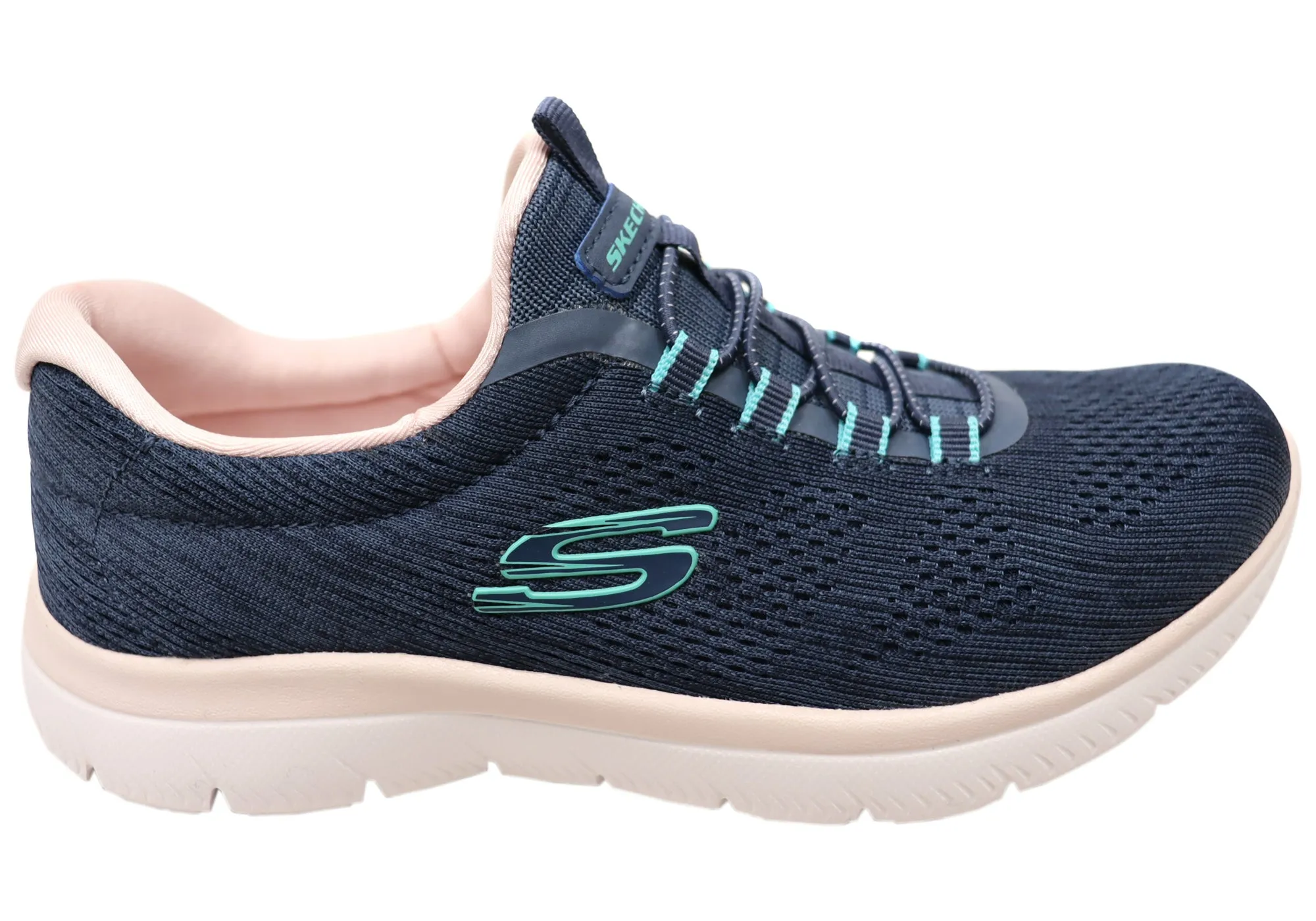 Sambas Adidas Shoes Skechers Womens Summits Fun Flair Comfortable Slip On Shoes