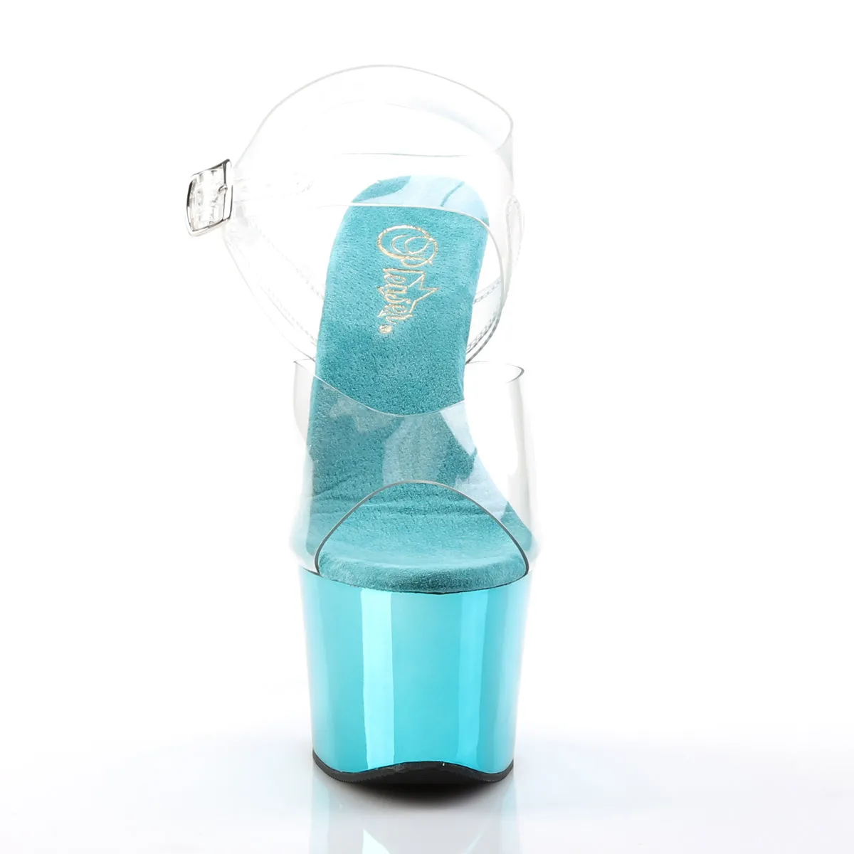 SKY-308 Pleaser Clear/Turquoise Chrome Sexy Platform Shoes (Pole Dancing Heels) Asics Gel-nimbus 20 Running Shoes T850n