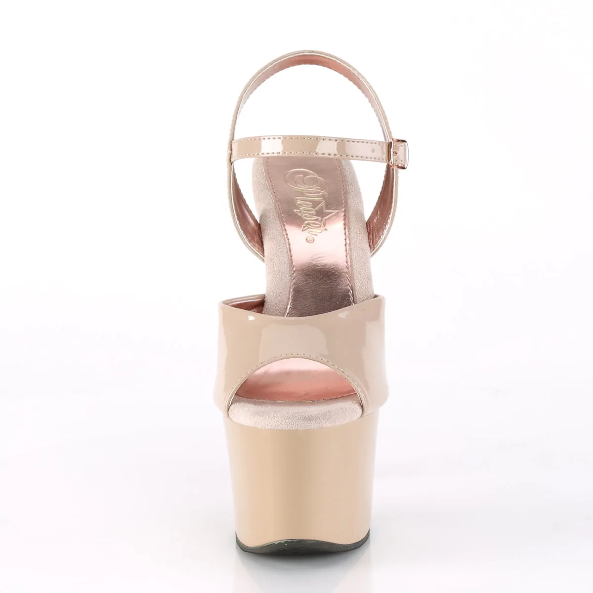 SKY-309TT Pleaser Nude Sexy Platform Shoes (Pole Dancing Heels) Us To Uk Shoe Size Asics