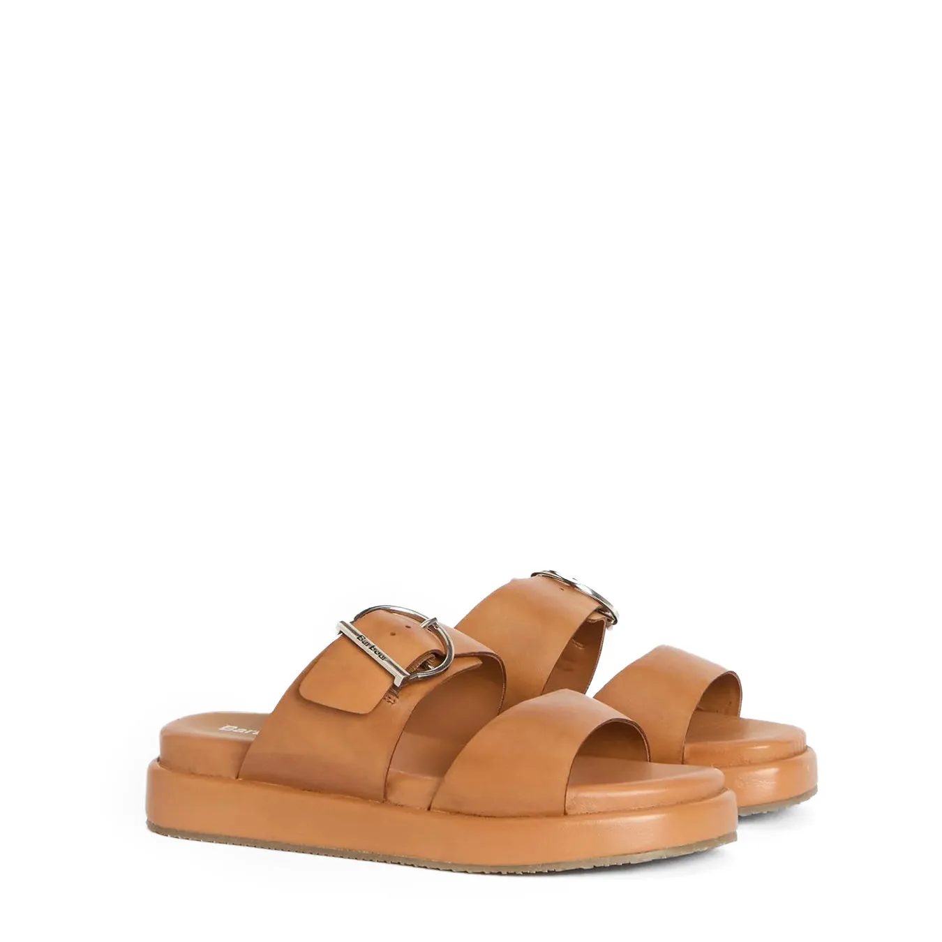 Supportive Shiny Gem Barbour Womens Adele Sandal Tan