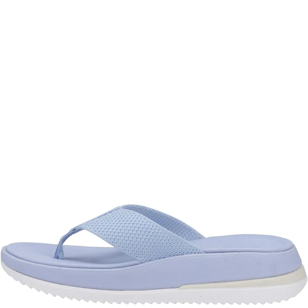 Fitflop Surff Two-tone Toe Post Sandals Velcro Closure