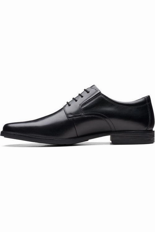 garden party Gift Mood Clarks Howard Walk black leather extra wide fit