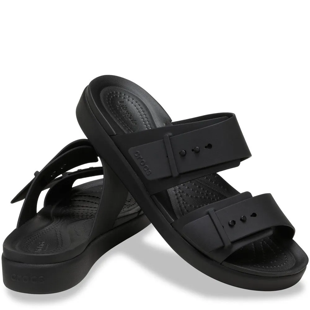 Padded Straps City Vibe Crocs Brooklyn Buckle Low Sandal