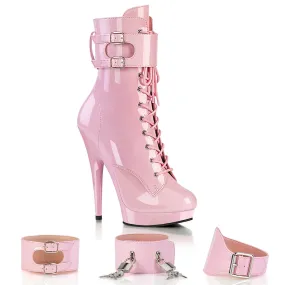 6 Inch Heel SULTRY-1023 Baby Pink Best Cheap Work Boots