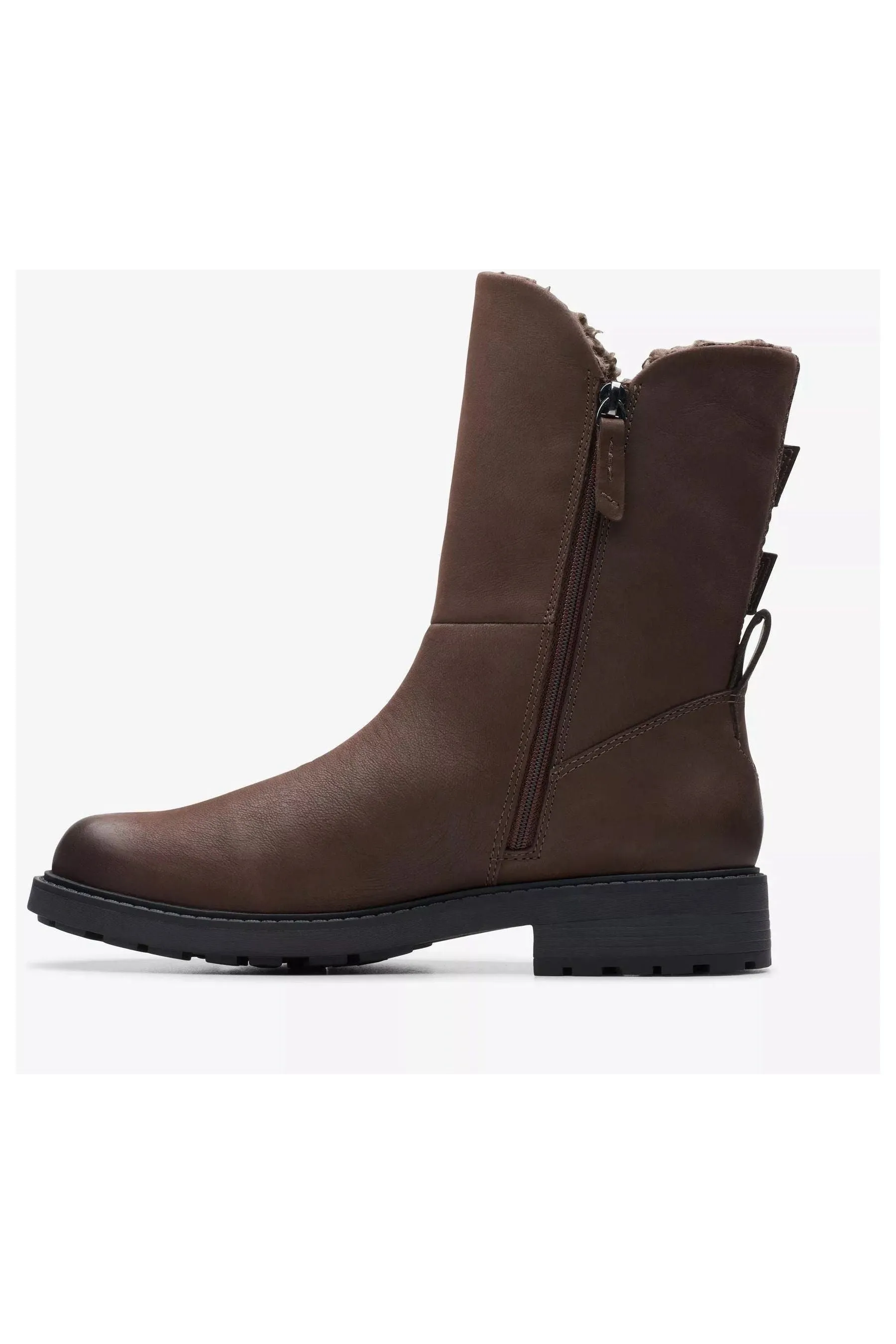 Water Guard Clarks Orinoco2 Buckle in Dark Brown Leather