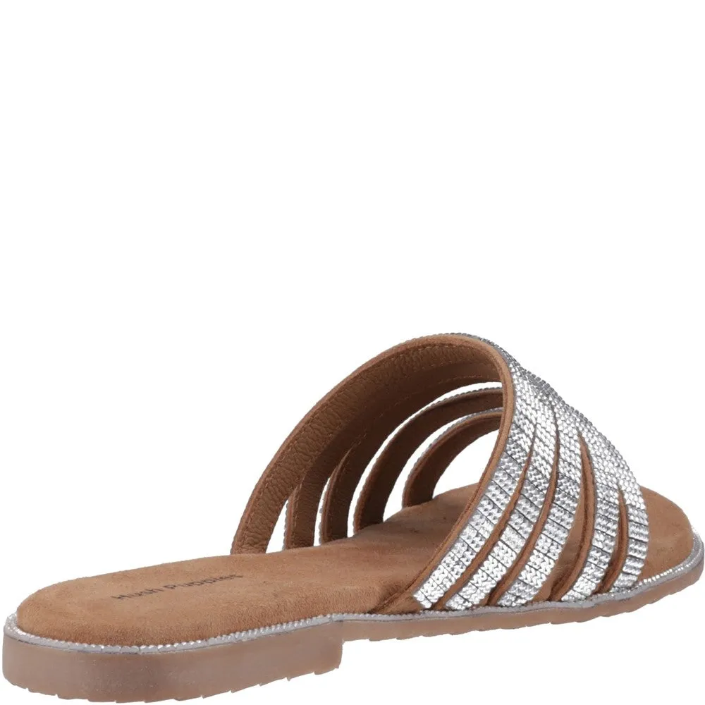 Hush Puppies Paris Slide Sandal Adjustable Straps Breath Ease
