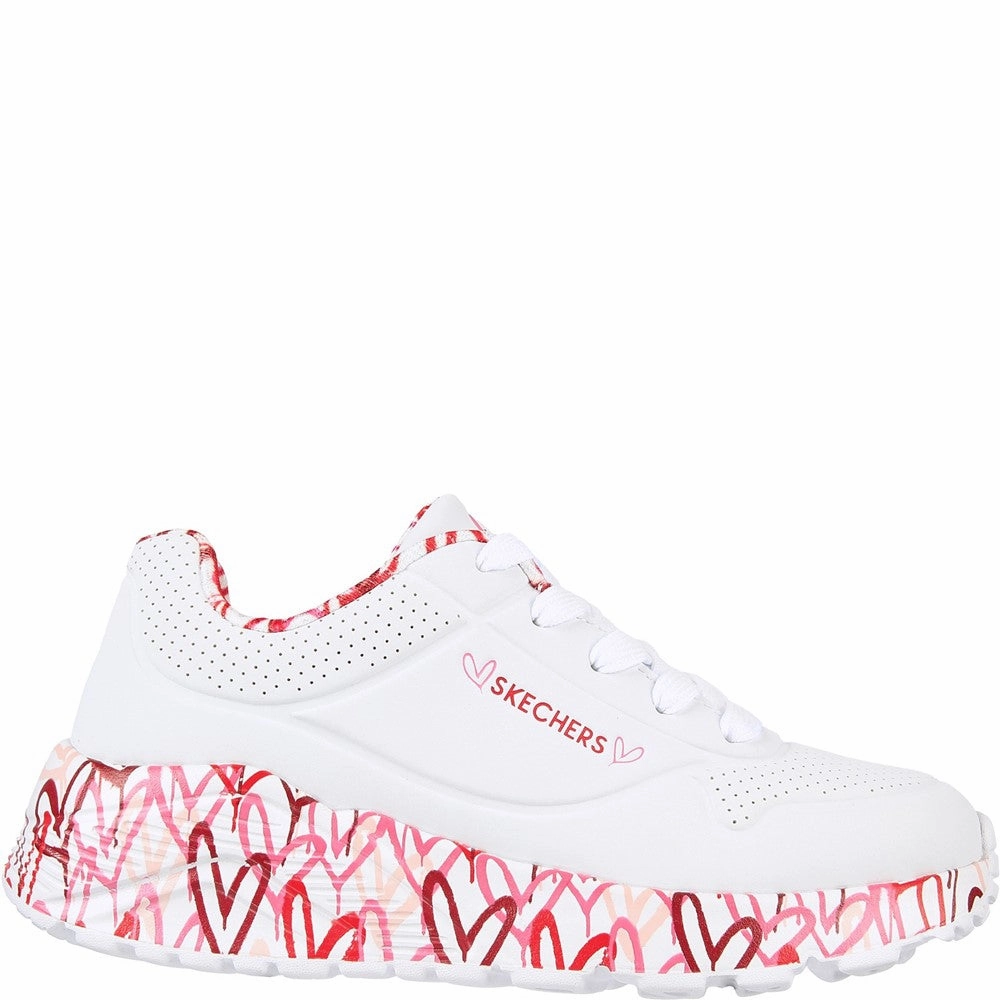 Skechers Uno Lite Lovely Luv Shoe Outdoor Friendly