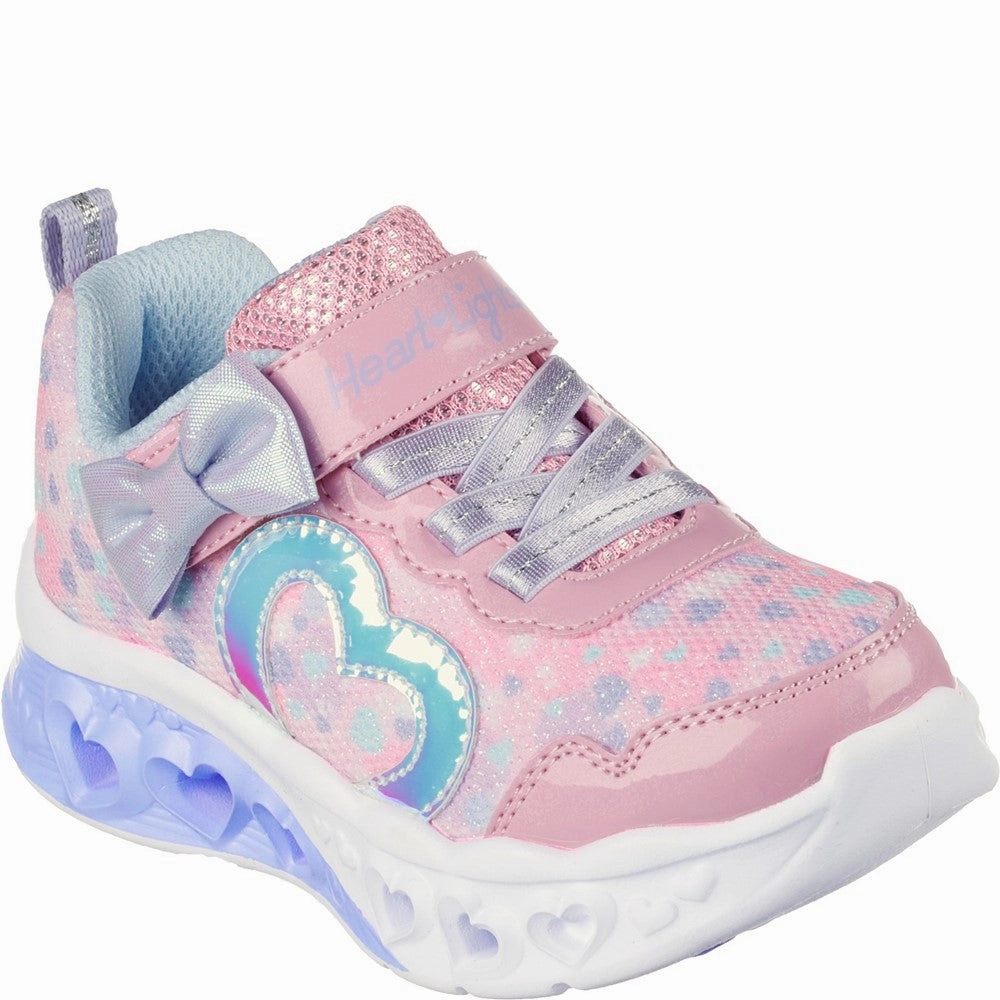 Skechers Flutter Heart Lights Kind Spirit Shoes Compact Build Casual Fit