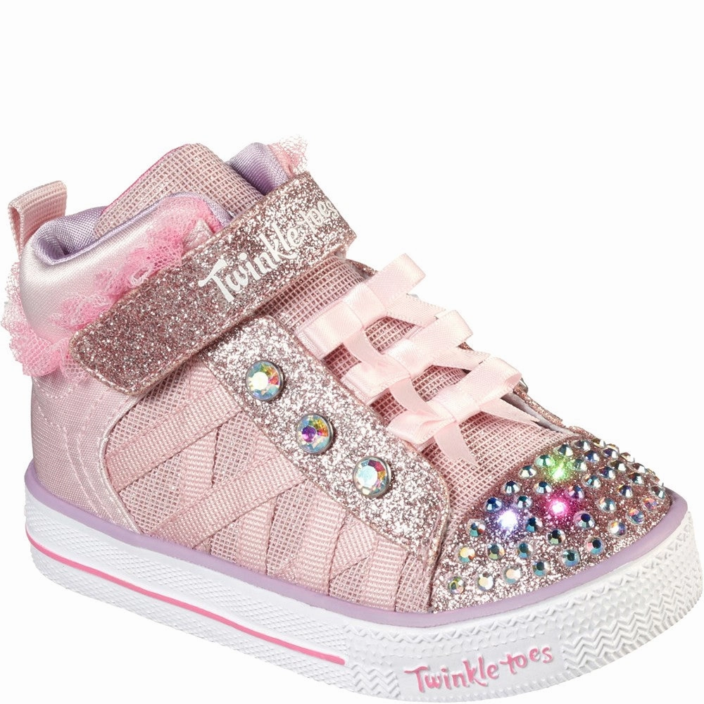 Skechers Shuffle Lite Adore-A-Ball Sports Trainer Round Toe