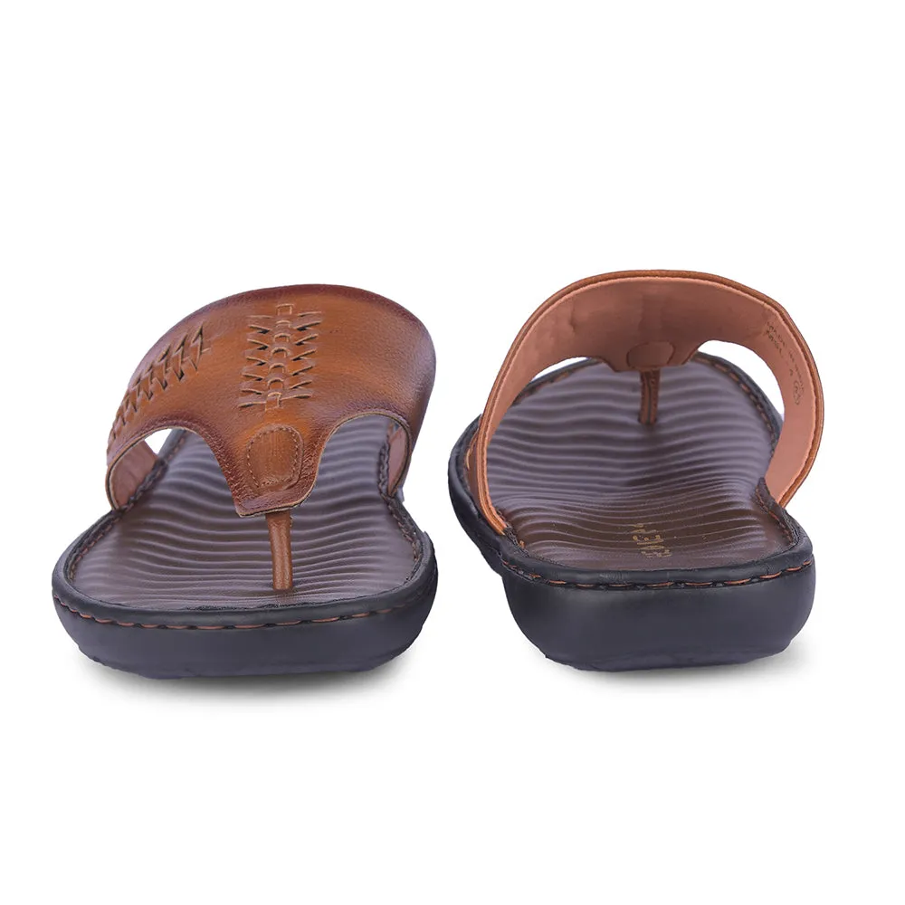 Satin Slippers Nail Polish Healers Casual Tan Slipper For Men MSL-4 By Liberty