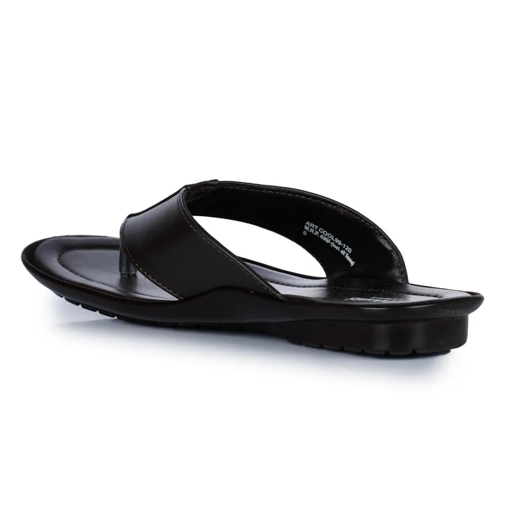 Coolers Casual Brown Slippers For Men COOL99-120 By Liberty Everlast Slippers