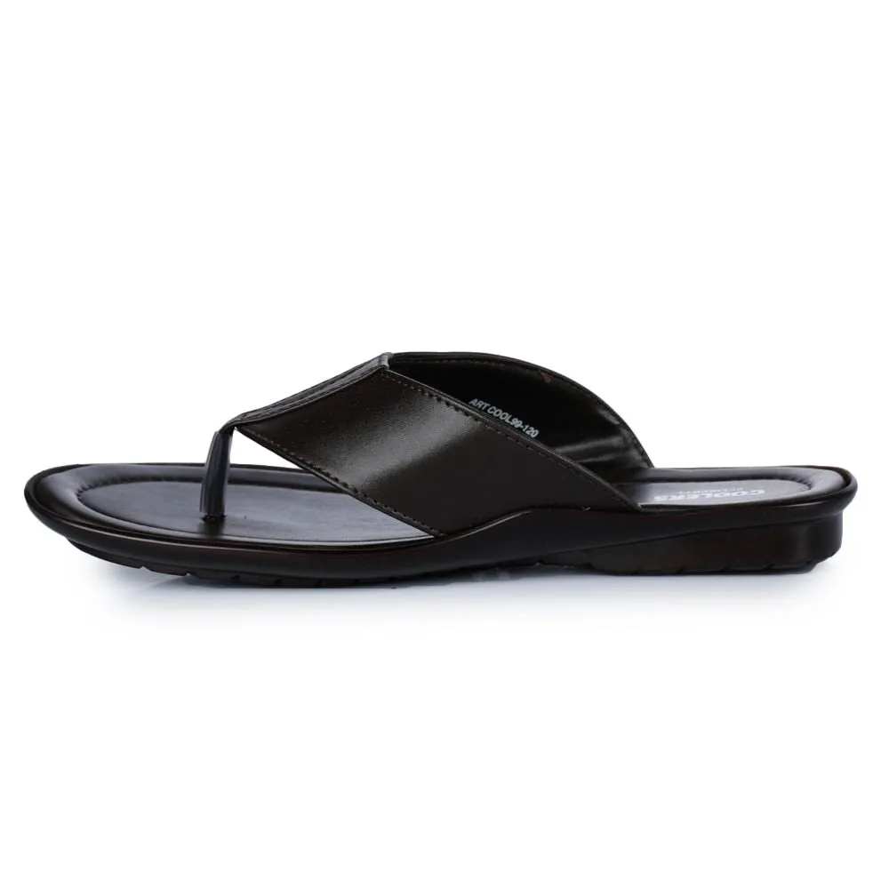 Coolers Casual Brown Slippers For Men COOL99-120 By Liberty Barefoot Slippers Uk