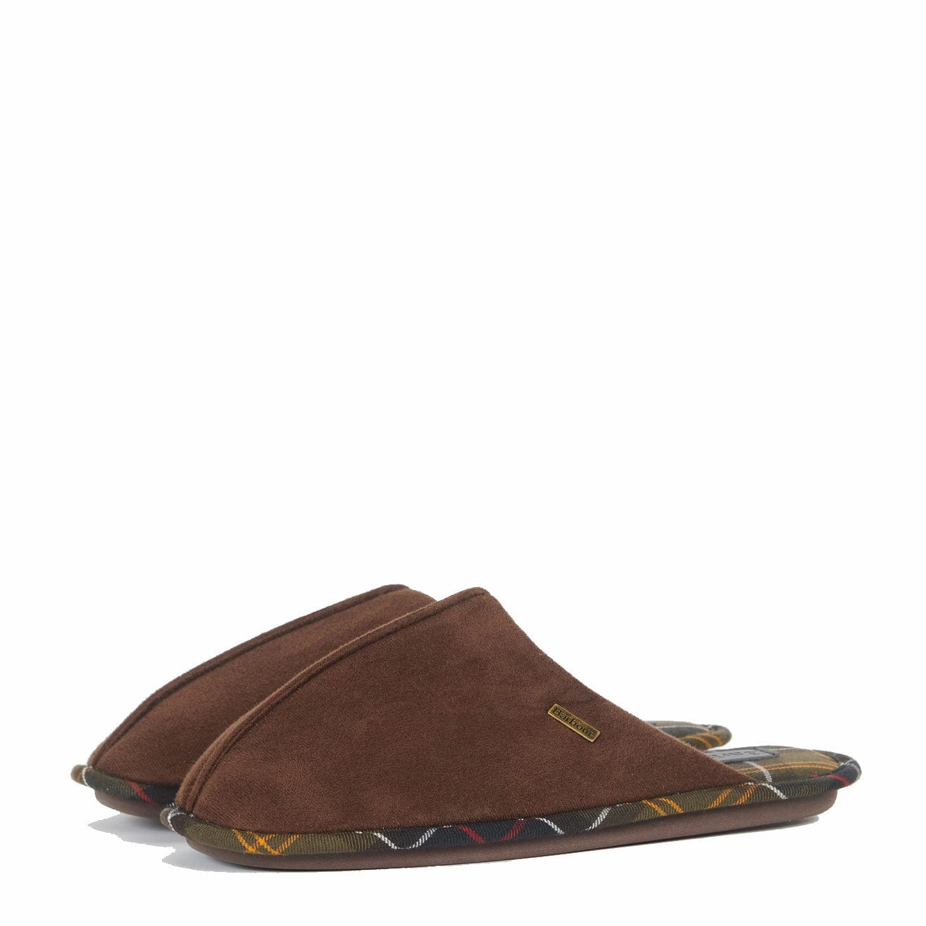 Barbour Foley Slipper Brown Market Glow