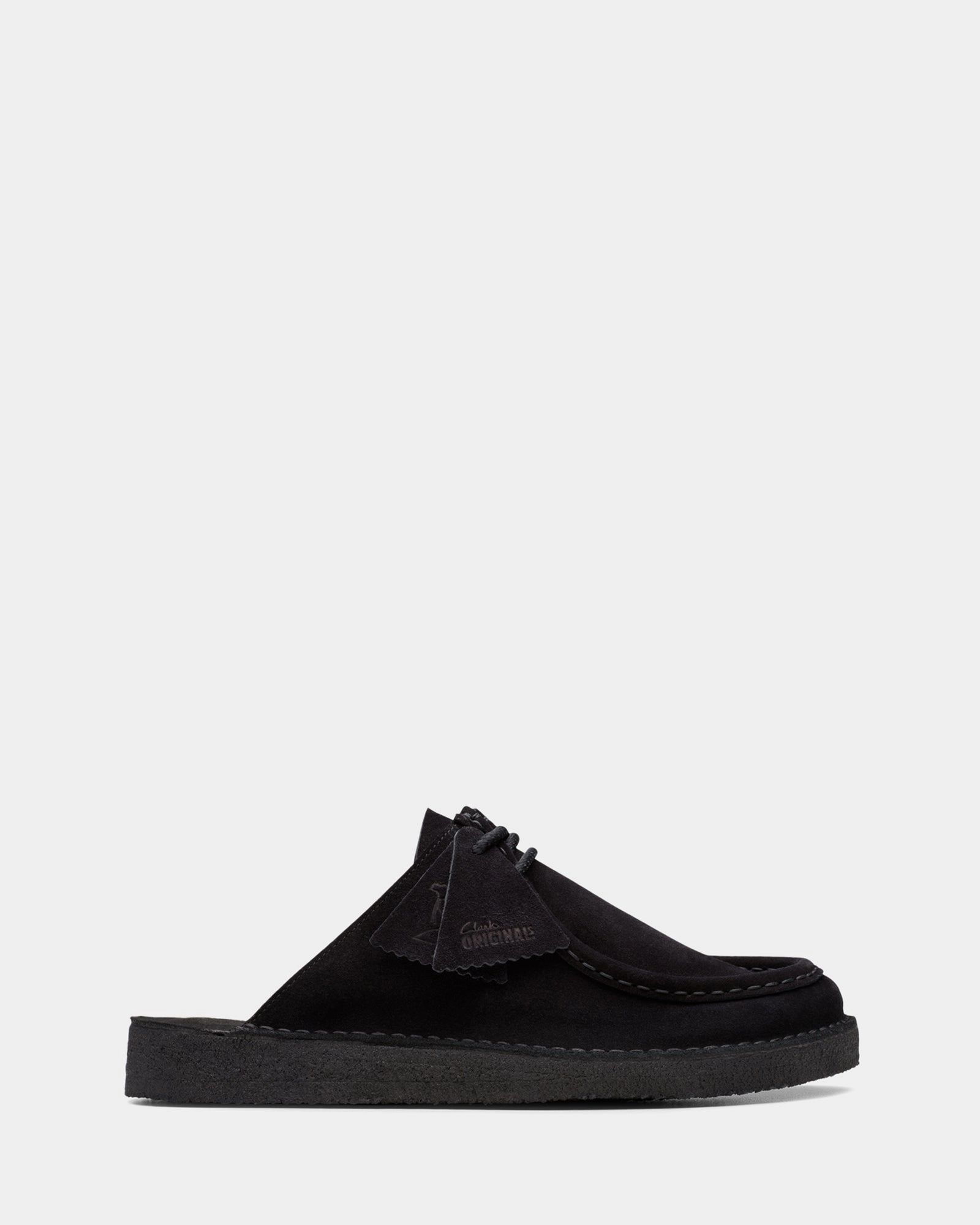 Cloudy Step Light Sole Desert Nomad Mule (m) Black Suede