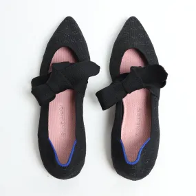 Rothy - Women - The Point Mary Jane Bow -  Black Shimmer Asics Patriot 13 Running Shoes