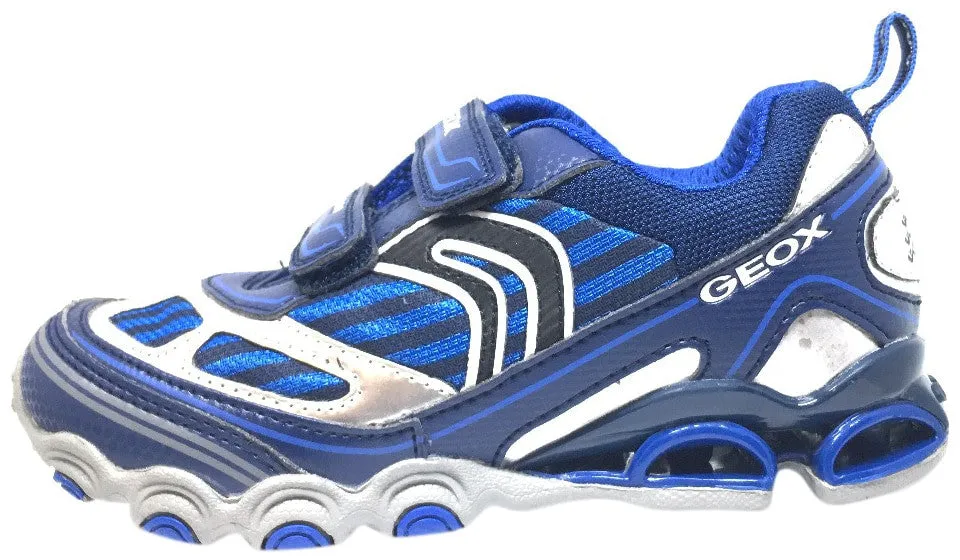 Geox Boy's Tornado Navy & Royal Blue Double Hook and Loop Strap Sneaker Asics Versablast Running Shoes Reviews