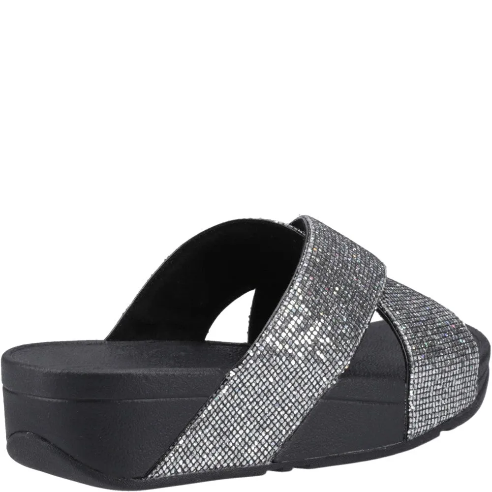 Weekend Ease Fitflop Lulu Glitterball Cross Slides