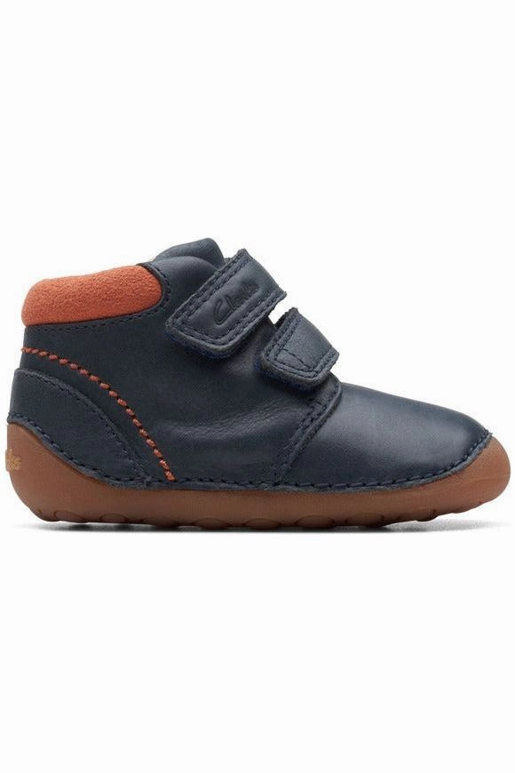 City Stride Shoes Modern Clarks Tiny Play Toddler navy