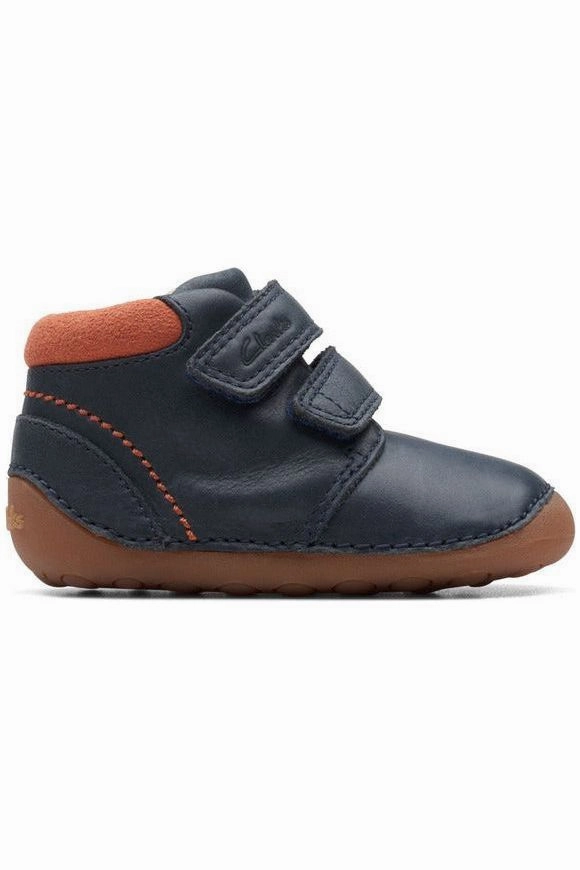 Tea Time Clarks Tiny Play Toddler navy