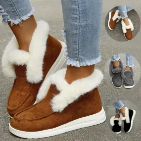 Snow Boots Warm Winter Shoes Plush Fur Ankle Boots Women Good Snow Boots Brands