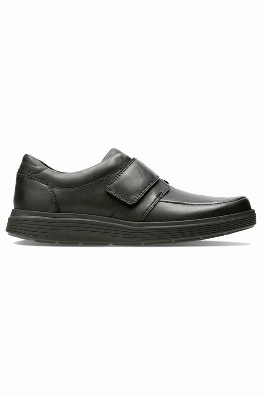 Mark Fit Clarks Un Abode Strap black Extra Wide