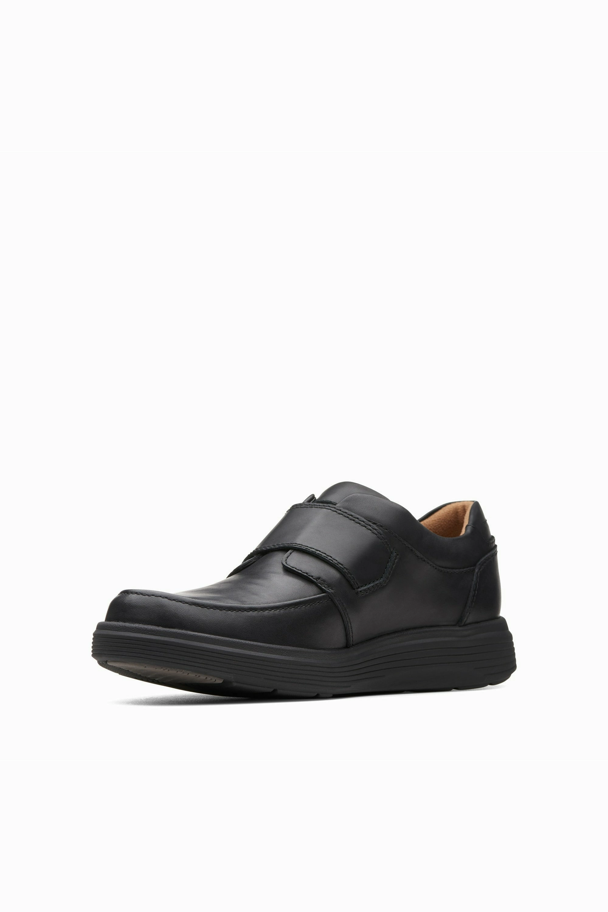 Dock Style Clarks Un Abode Strap black Extra Wide
