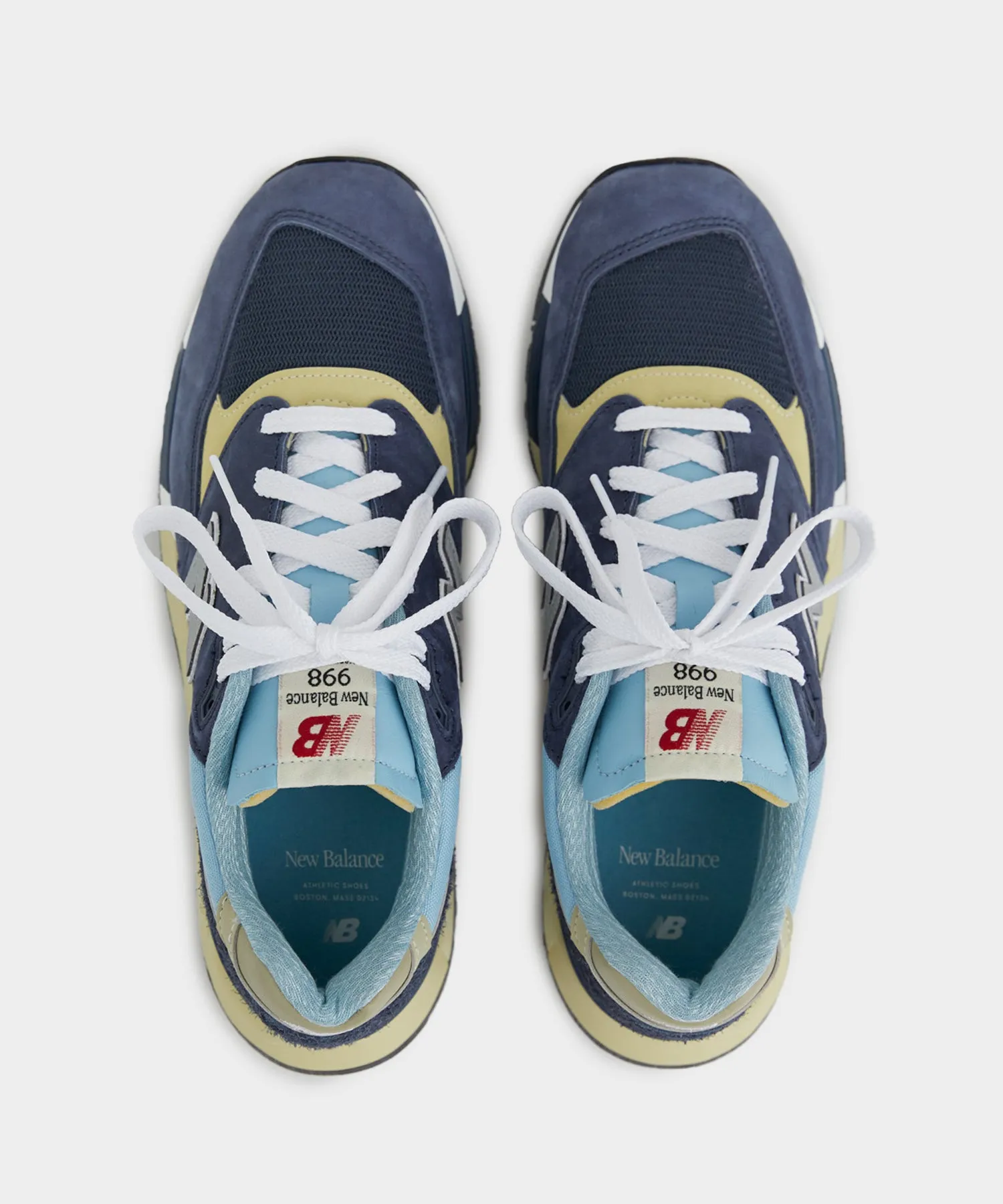 New Balance Pink Blue New Balance Made in USA 998 in Navy   Chrome Blue