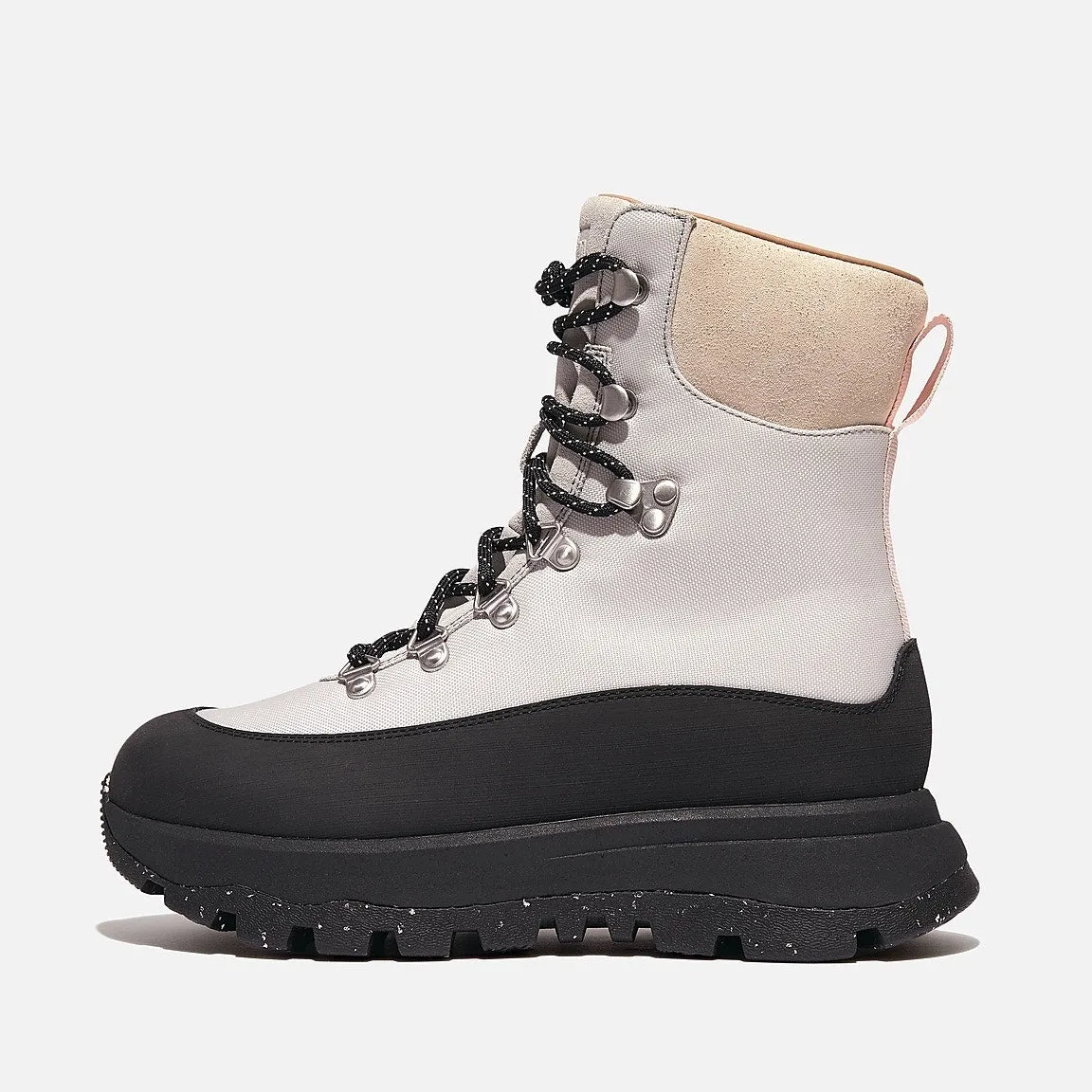 Sperry Rain Boots Walker Turf FitFlop Women NEO-D-HYKER E01 Walking Boot US 8 EU 39 White Black Waterproof NIB