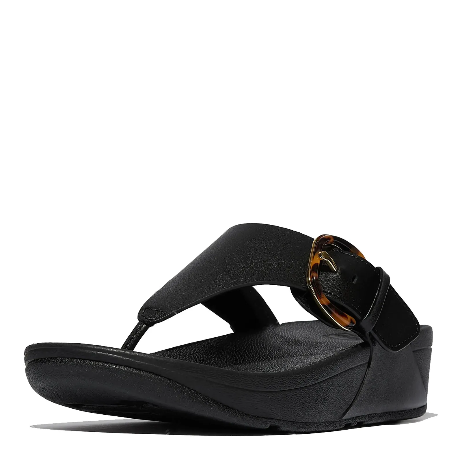Slip-Free Wear Women's FitFlop, Lulu Resin Buckle Thong Sandal
