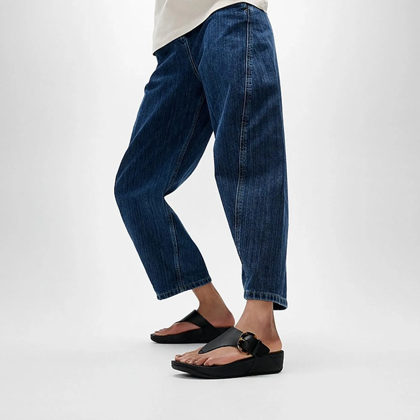 Floral Joy Women's FitFlop, Lulu Resin Buckle Thong Sandal