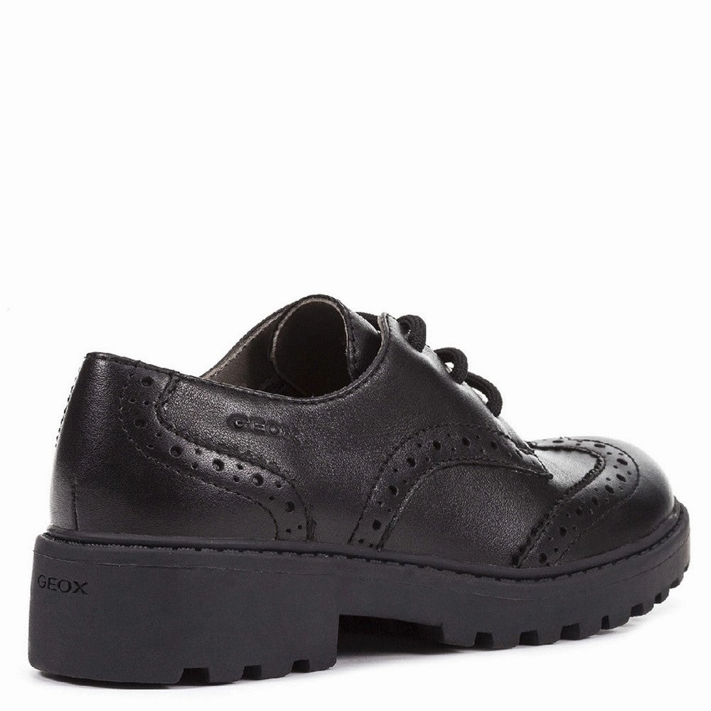 Geox J Casey G. N School Shoes Open Walk Comfortable Fitment