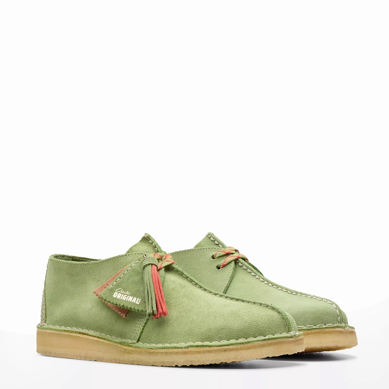 Farm Glow Clarks Originals Desert Trek Apple Suede