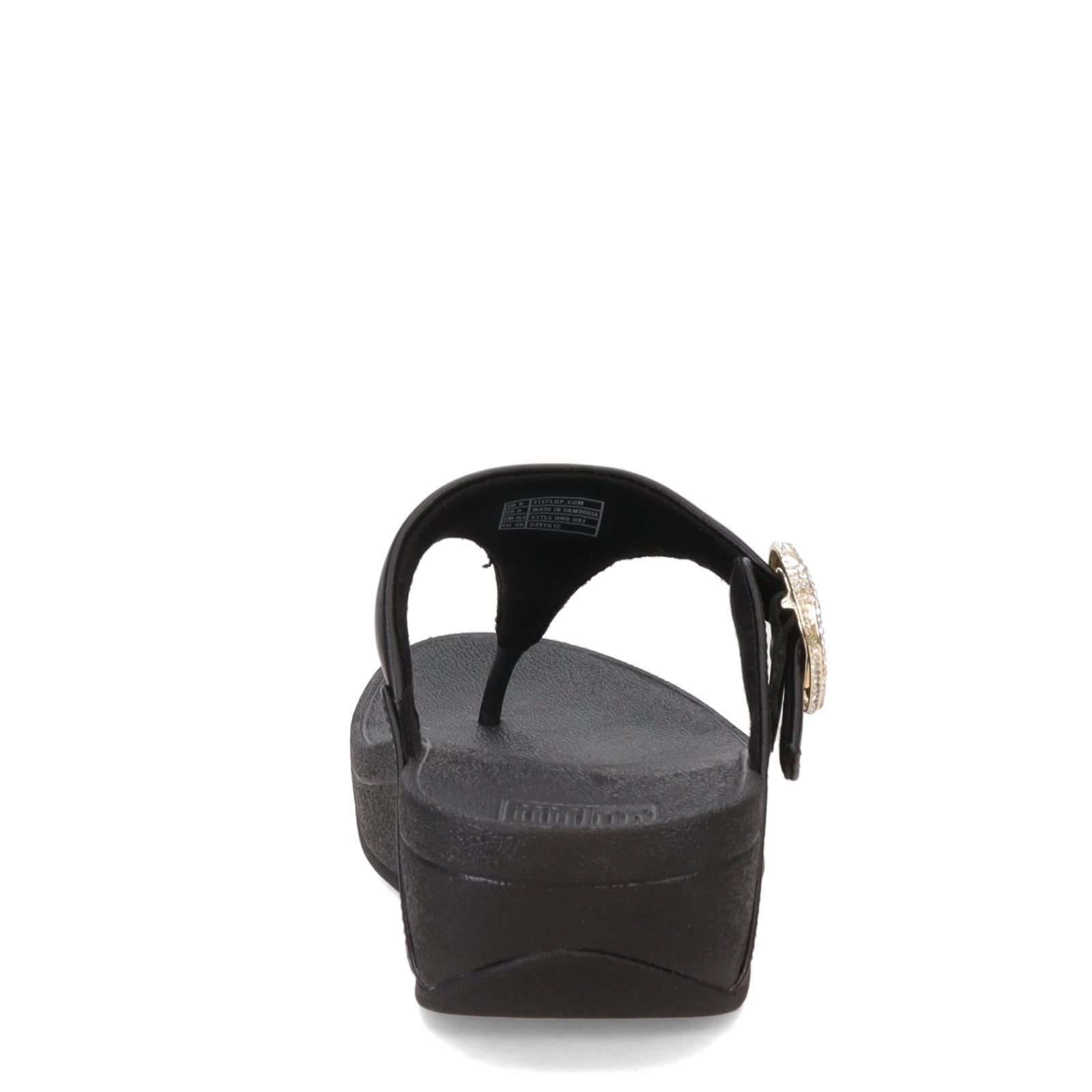 Fashionable Outdoor Footwear Women's FitFlop, Lulu Crystal Buckle Thong Sandal