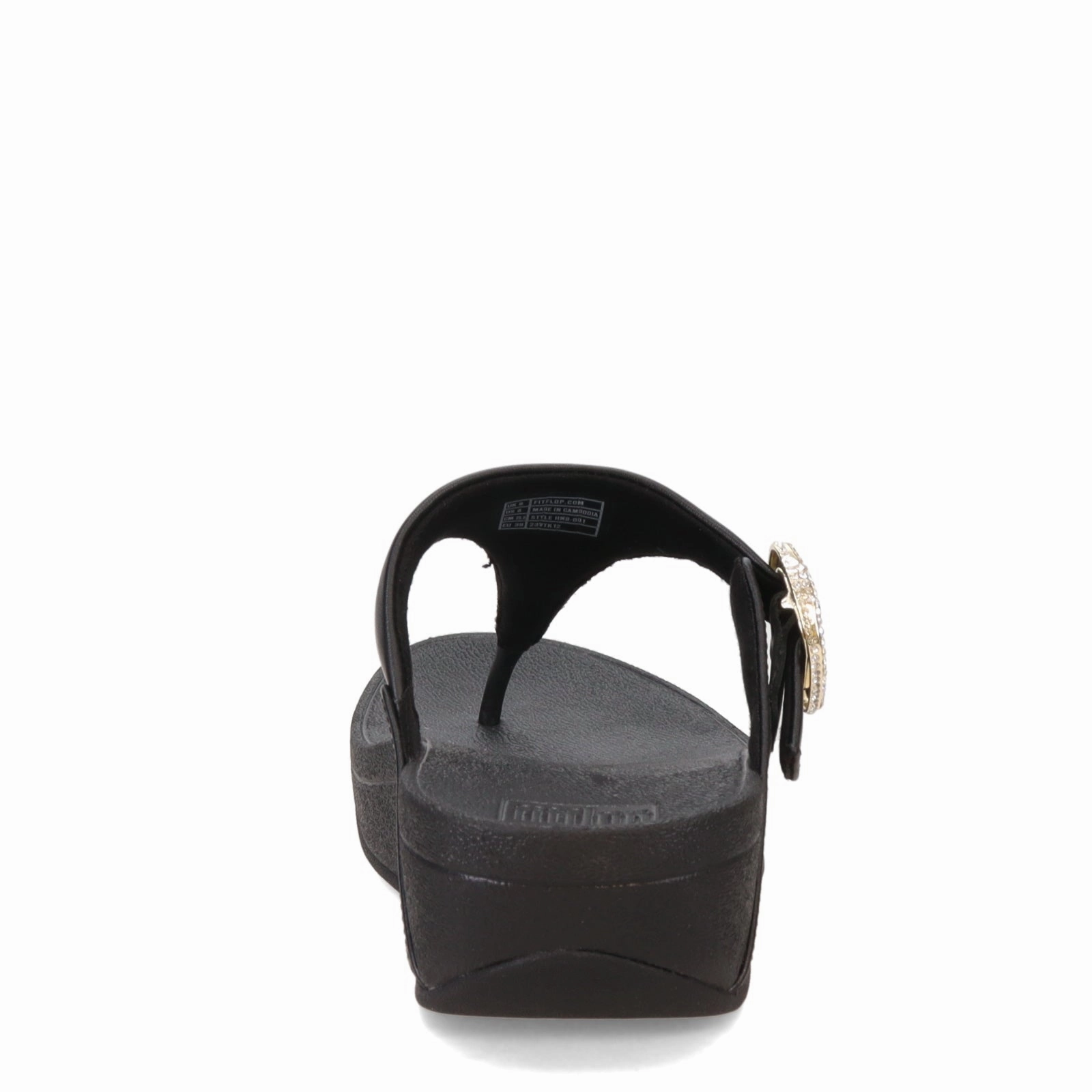 Women's FitFlop, Lulu Crystal Buckle Thong Sandal Beach Slip