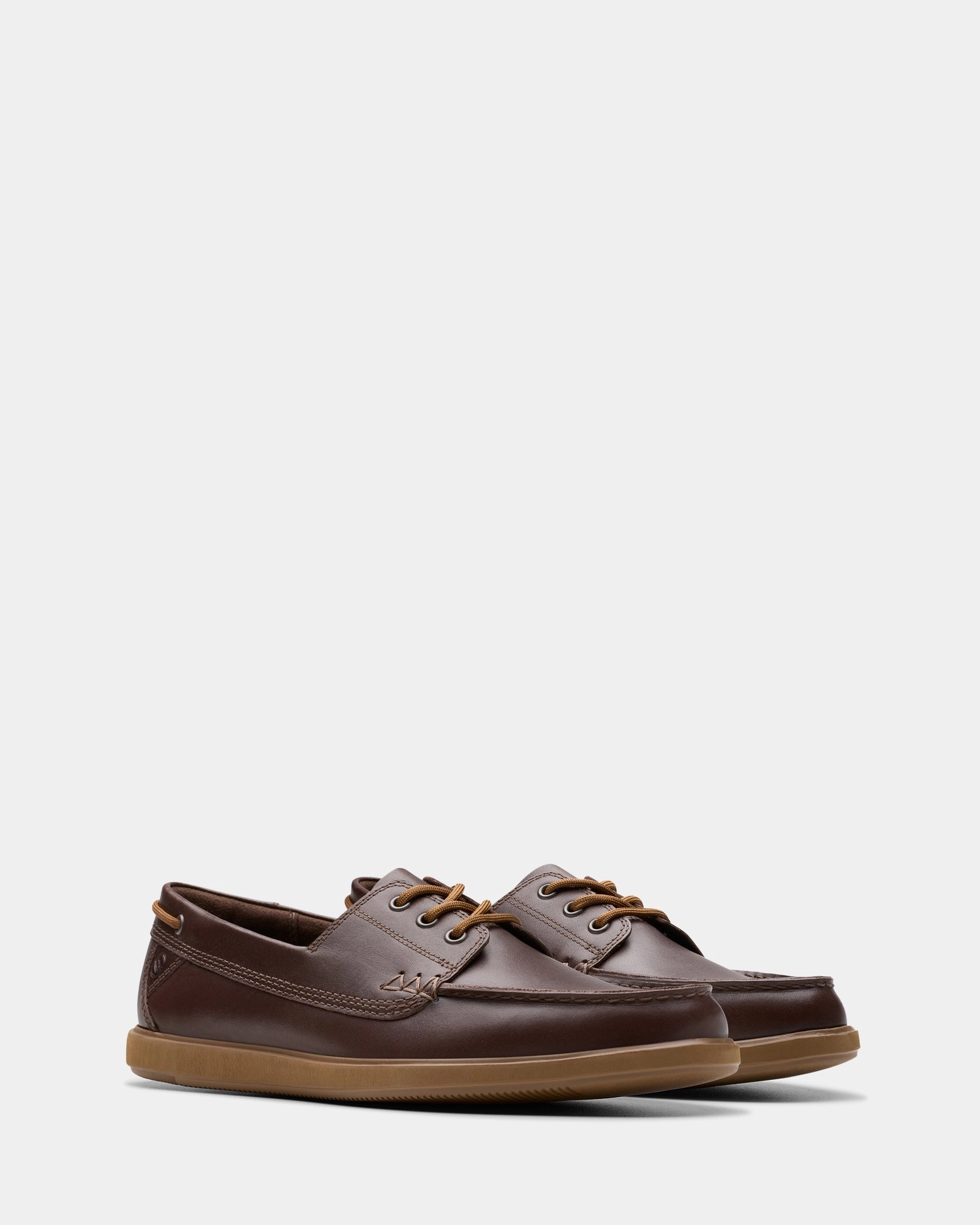 Bratton Boat Dark Brown Leather Sand Hike Turn Step