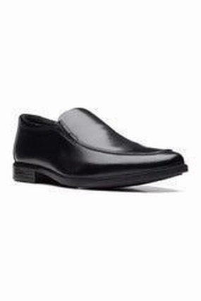 Dance Fit High Quality Leather Clarks Howard Edge black leather