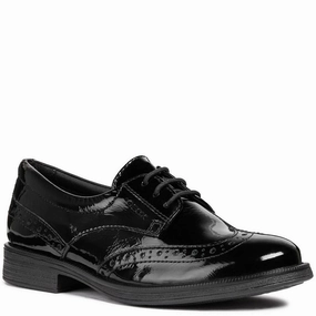 Office Style Moisture   Wicking Geox J Agata D Senior School Shoes