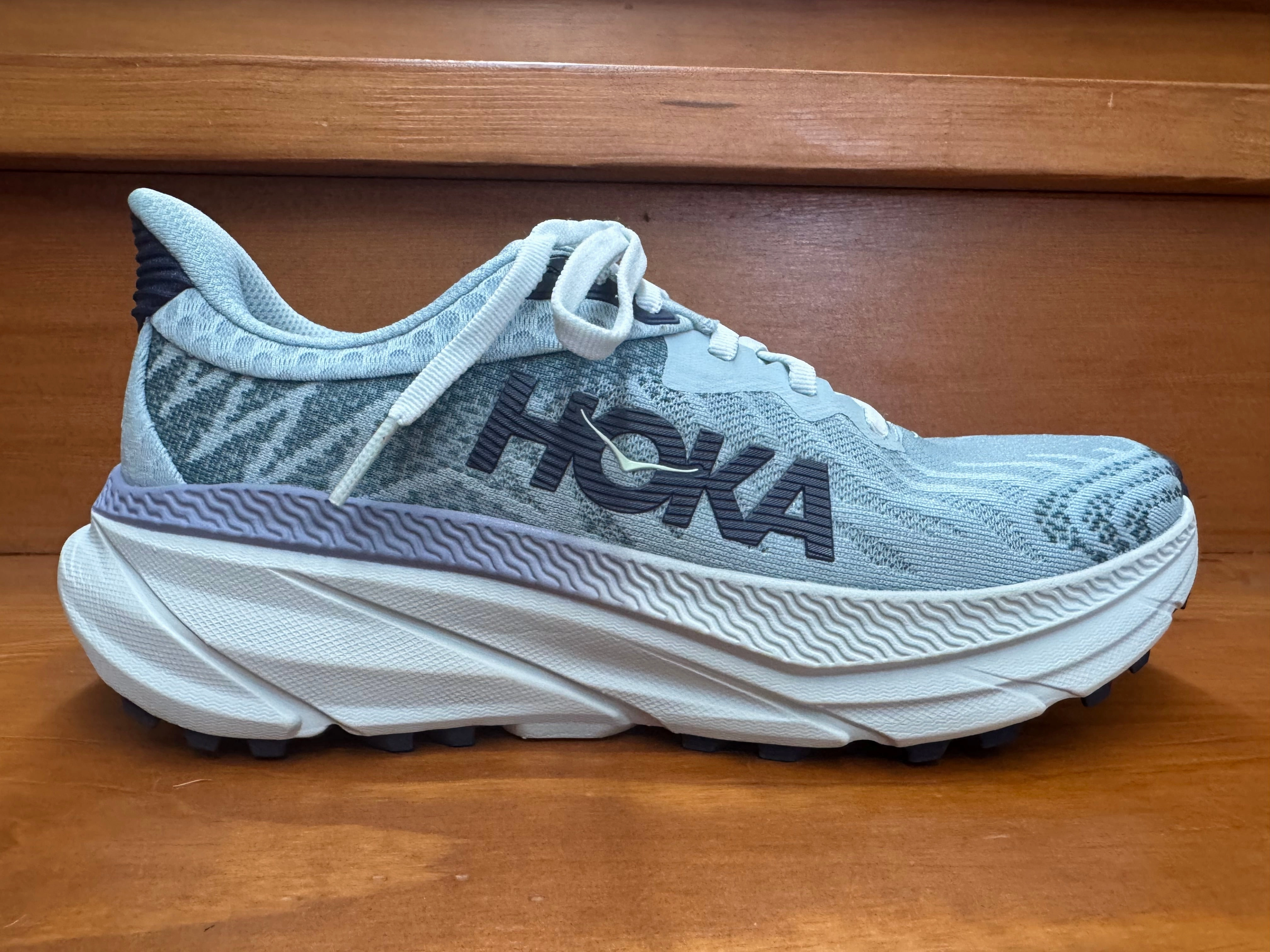 Hoka Challenger ATR 7 Druzy/Droplet 1134498 -DRZY running on trail waterproof - construction - reliability shoes